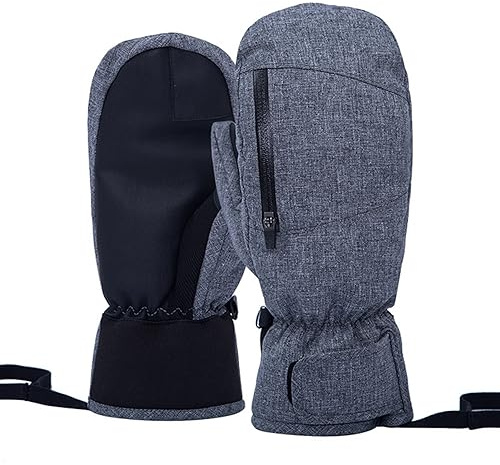 Lixada Guanti da Snowboard per Donna Uomo Guanti da Sci Impermeabili Guanti da Neve Touchscreen per Snowboard Invernale motoslitta