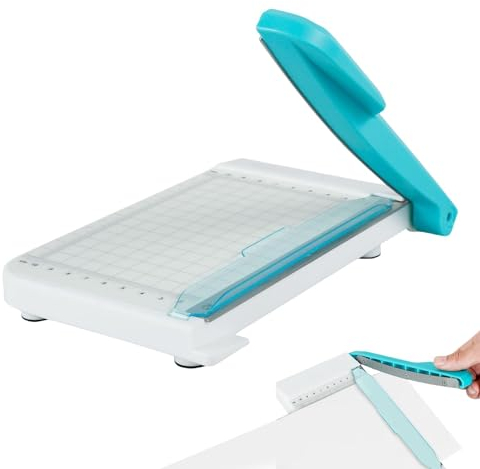 Taglierina per carta - Taglierina per strisce curve da 6 pollici, piccola affettatrice per carta con scala a pannello a griglia | Taglierina per cartoncino antiscivolo, tagliere di carta portatile mul