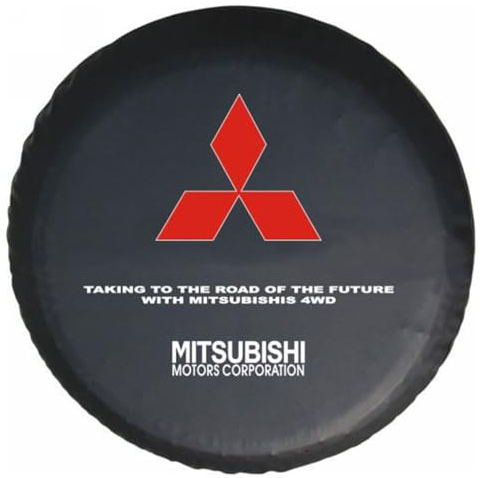 WACDXST Coches Rueda de Repuesto Cubierta, para Mitsubishi Montero 1995-2006 al Polvo y a la Humedad Neumático Bolsa de Almacenamiento Funda Protecto,C-16in