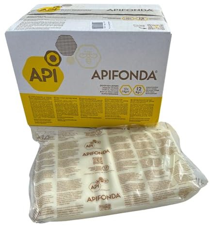 APIFONDA 12kg Box (12 x 1kg) Bee Fondant Complete Feed For Winter Feeding Bees