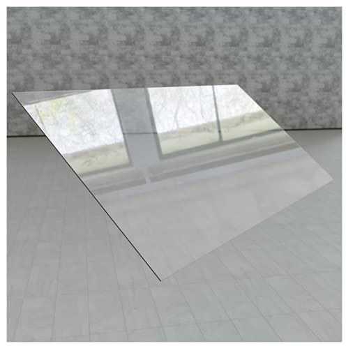 Trofecto - PVC Kunststoffplatte 2000x1000 mm - 1 Stück - durchsichtig aus Acrylglas PVC Platte - Kunststoffplatte 1mm transparent - leicht flexibel - (1 Stück - 200x100cm, 1mm transparent)