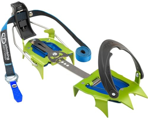 Climbing Technology Snow Flex Semiautomatic Rampone, Unisex – Adulto, Verde, Taglia Regolabile