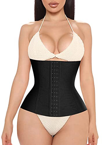 Bafully Womens Waist Trainer Corset Postpartum Recovery Belt Band Tummy Control Body Shaper