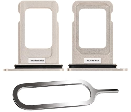 IS-TECK SIM-Kartenhalter Ersatz SIM-Tray Kompatibel mit iPhone 13 inklusive SIM-Nadel SIM-Kartensteckplatz (Polarstern)