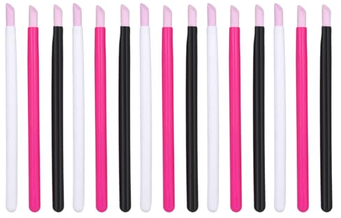 FRCOLOR 15piezas Empujadores De Cutículas De Cuarzo Herramienta Para Manicura y Pedicura Removedor De Piel Muerta Pretratamiento Para Salón De Belleza Casa Palito Para Cutículas Pulidor De