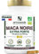 Maca Noire BIO du Pérou | Extra Fort 10 000mg par jour | 120 gélules vegan | Régulateur Hormonal, Détente, Énergie | Qualité Supérieure pour Sommeil,Stress