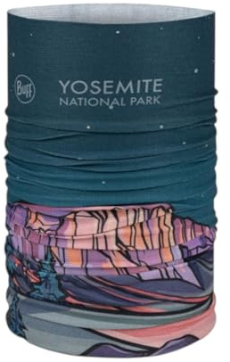 Buff®| Schlauchschal CoolNet UV® Flexibel, UPF 50 Schutz, leicht, elastisch, recyceltes Material, Sport, Sommer, Herren, Damen, Einheitsgröße, Nationalpark Dunkelblau
