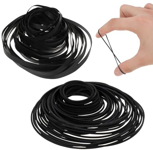 100 Stück Mix Kassettenband Cassette Tape Gummi Riemenscheibe Antriebsriemen Belt Universal Flach Recorder Tape für DVD CD Kassettenrekorder Walkman Laufwerk 40-135mm