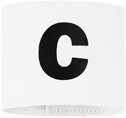 JAKO Unisex Kapitänsbinde Classico, Weiß, L-XL