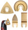 4 Stück multitool zubehör fliesen, multitool fliesen zubehör, multitool zubehör stein, multifunktionswerkzeug zubehör beton, multitool werkzeug fliesen, fein multitool zubehör fliesen