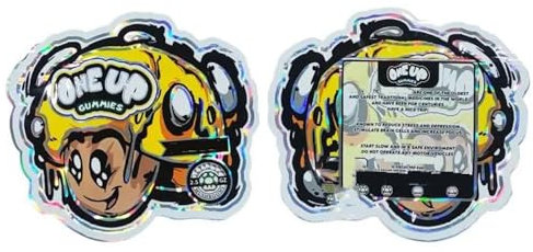 Confezione da 50 sacchetti in Mylar da 3,5 g, sacchetti richiudibili a prova di odore, sacchetti di plastica sigillabili a prova di odore, sacchetti per imballaggio a chiusura lampo, sacchetti di