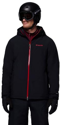 Columbia Men's Powder Prime Jacket, Ski Jacket, Black, Small