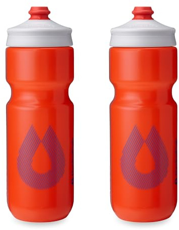 HydraPak Breakaway Surge Lightweight Bike Water Bottle (25oz, Orange)