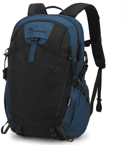 MOUNTAINTOP 30L Hiking Backpack,Men Women Camping Backpack,Lightweight Trekking Travel Backpacks for Climbing Skiing Cycling