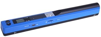 Bärbar dokumentskanner Portable New Creative Handheld Mobile Portable Document Scanner, 900DPI Type-c LCD-skärm Stöd for JPG/PDF-formatval(Blauw)