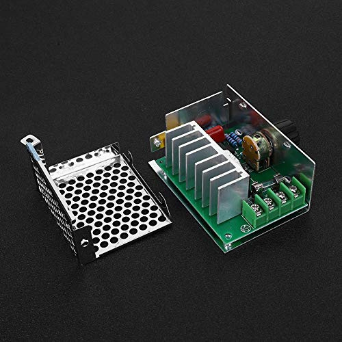 Yctze Contrôleur de Moteur à Courant Continu 220 V 500 W Régulateur de Vitesse électronique avec Installation Facile et Potentiomètre Linéaire pour des Applications Polyvalentes