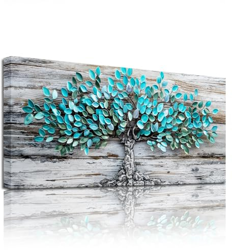 SERIMINO Cuadros Decoracion Arbol de la Vida Laminas Grandes 50x100 cm