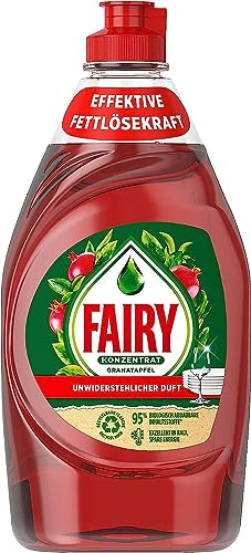 Fairy Ultra Konzentrat Granatapfel Handgeschirrspülmittel 450ML Mit Effektiver Formel Für Perfekt Sauberes Geschirr, Beeindruckende Fettlösekraft