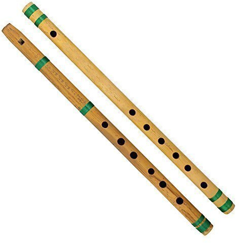 Whitewhale, set di flauti indiani in bambù, include 2 flauti: Fipple & Transverse, strumenti musicali indiani per uso professionale