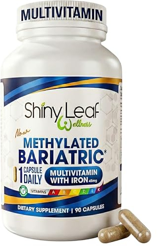 Shiny Leaf Bariatric Multivitamin with Iron 45 mg, Once Daily, 90 Count