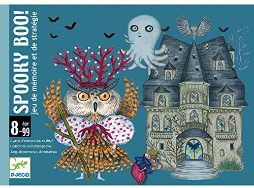 DJECO - Spooky Boo Spielkarten (35098), Bunt