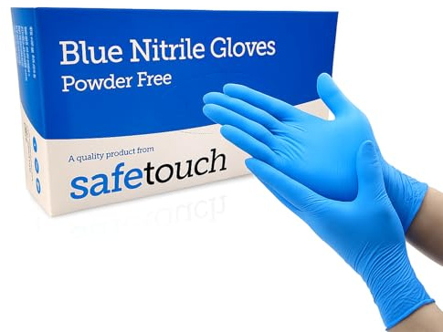 1000 x Blue Nitrile Gloves Medium | Box of 1000 | Powder Free, Latex Free Disposable Gloves | Medical Grade for Catering, Cleaning & Healthcare – Just Health Disposables
