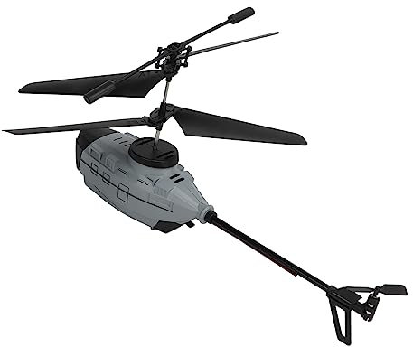 Tnfeeon Ferngesteuerter Hubschrauber, 4K-HD-Übertragung, Dual-Kamera, RC-Hubschrauber, Kunststoffgehäuse, 15 Minuten Im Freien (Doppelbatterie)