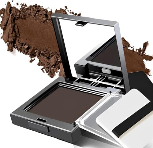 Root Touch Up Powder,hairline powder dark brown hair root colour touch up,Quick Cover Grey Hair in Hair Regrowth Treatments for Root Concealer (Dark Brown)