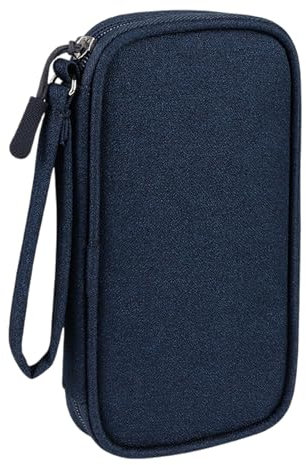 Qsvbeeqj Étui de rangement pour diabète - Idéal pour les voyages - Pour moniteurs de glycémie, bandelettes de test, lancettes et stylos à insulines