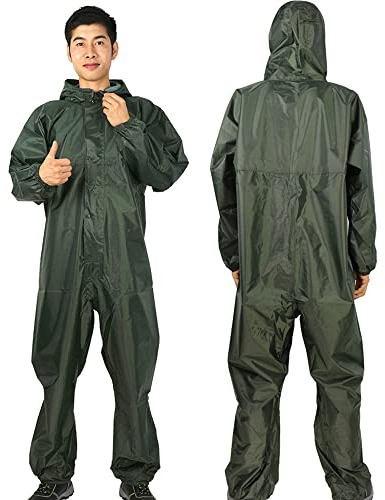 Guiran Combinaison imperméable à l'huile et à la poussière pour isolation, vêtements de travail polis, combinaisons à capuche, combinaisons résistantes aux produits chimiques pour les applications