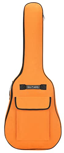 Akustikgitarrenkoffer, Gitarrenkoffer, Gitarrentasche für 40/41 Zoll, 600D-Oxford-Stoff, verstellbare Gitarren-Gigbag, wasserdichter weicher Gitarrenrucksack mit Schulterfallengriff, große Kapazität