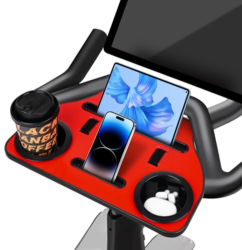 Qsxou Desk Attachment for Peloton Bike+, Red