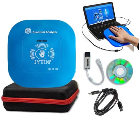 NOOGRRFA Analyseur Magnétique à Résonance Quantique pour Les Tests De Santé - 52 Rapports, Analyseur Corporel Quantique Tactile pour Les Tests De Santé,Analyseur Quantum, Précision : Environ 85%