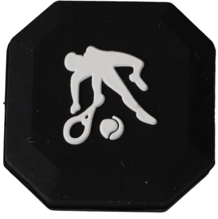 Aymzbd Smorzatore di Vibrazioni per Racchette da Tennis, Ammortizzatore, Riduce Le Vibrazioni delle Corde, Smorzatore di Vibrazioni per Racchette da Tennis, Nero