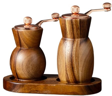 Macinapepe - Macinaspezie Ricaricabile | Set Di Nuclei In Ceramica Regolabili, Mulini Manuali A Grossolanità Per Condire Fagioli, Cumino, Controsoffitto, Dispensa, Appartamento, Ristorant