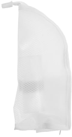 FRCOLOR Neceser Compacto de Viaje Blanco para Cepillos de Dientes y Pasta, Bolsa Portátil para Artículos de Tocador y Maquillaje, Almacenamiento para Kit de Higiene Personal