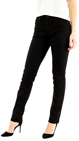 Levi's Femme Jeans 724 High Rise Straight, Night Is Black, 24W / 30L