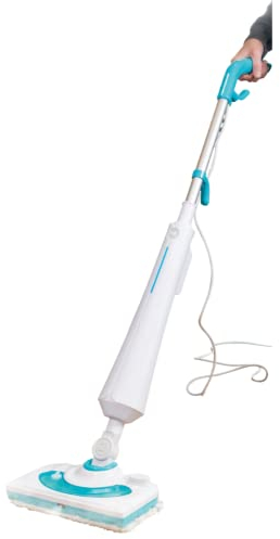 Balai vapeur 1300W - Tête articulée - VENTEO - Vapeur continue - Système double réservoir eau/détergent - Utilisation intérieur/extérieur
