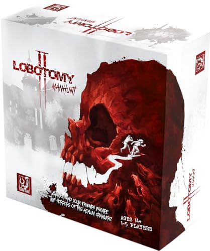 Titan Forge | Lobotomy 2: Manhunt Gioco da Tavolo in Inglese per Adulti | Gioco Horror di Sopravvivenza Cooperativo per 1-5 Giocatori | Mappa Modulare