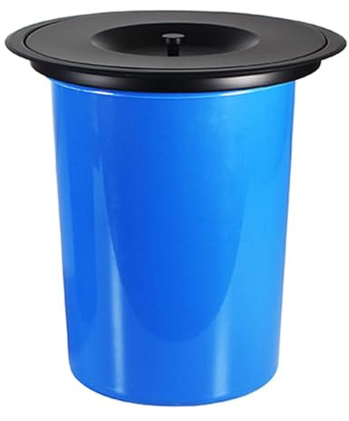 LYXXW Poubelle Plan Travail avec Couvercle Et Seau, Caché Intégré Petite Poubelle Déchets Comptoir pour Cuisine, Salle De Bain, Chambre, sous Évier,Noir,8L