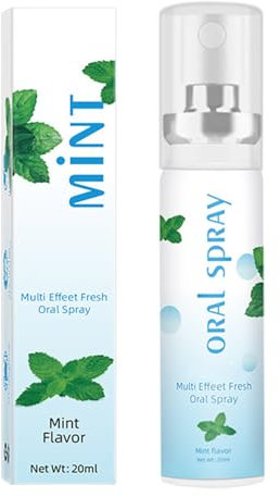 Spray Buccal Protection Halitose, Spray Fraiche, Fraîche 12h, ÉLimine La Mauvaise, Portable Nettoyage Des Soins Bucco-dentaires, Sans Sucre Et Sans Alcool 20ml