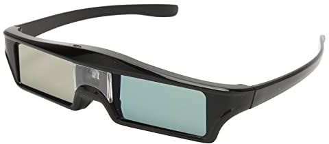 XUMIUZIY DLP Link 3D-glasögon, Laddningsbar Aktiv Slutarglasögon för de Flesta DLP-länk 3D-projektorer, 96-144Hz Uppdatering, 45H Arbetstid och 180 Dagar Standby (Kx30)