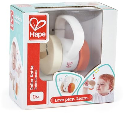Hape Sonajero Rodante | Juguete Musical para Bebés | Rueda, Suena y Facilita el Aprendizaje