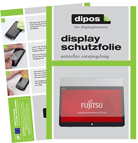 dipos I 2X Schutzfolie matt kompatibel mit Fujitsu Stylistic Q736 Folie Displayschutzfolie