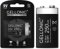 CELLONIC Piles Rechargeables 9V - 250mAh - préchargées, durables, Longue durée de Vie - 1x 9V / E Block / 6F22 / 6LR61 / AM-61 Batterie