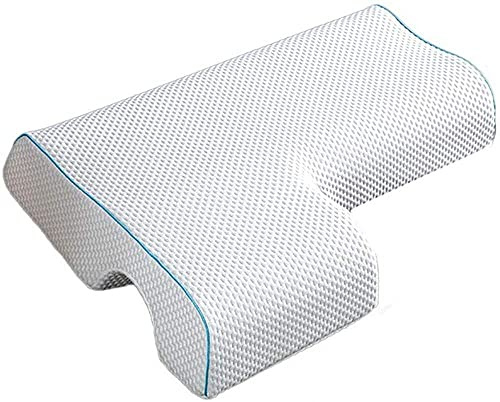 JACKGOLD Arched Cuddle,Couples Pillow with Slow Rebound and Breathable Memory Foam,Couple Cuddle Sleep Pillow for Anti Pressure Hand (Right)