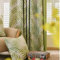 MYRU 2 Panels Set Palm Tree Tropical Leaf Eyelet Curtains for Living Room Bedroom (Green, 2x 66x84 Inch)