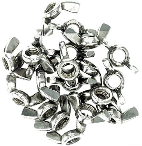 M8 (8mm) Wing Nut - Stainless Steel (A2) (Pack of 20)