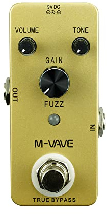 M-Vave Fuzz Guitar Pedal - Hendrix-ähnlicher 60er-Fuzz-Effekt in einem einfachen Pedal