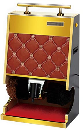 Lucidascarpe a induzione automatica, macchina per occasioni pubbliche applicata a lucidascarpe elettrica hall dell'hotel lucidascarpe per la casa spazzola per scarpe elettrica macchina per scarpe (J)